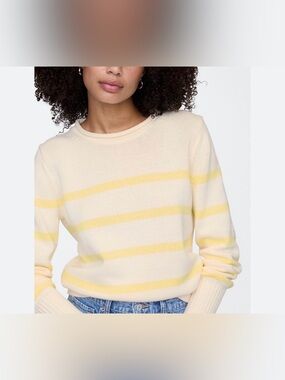 Gap Stripes Roll-Neck Cotton Sweater NWT Small Summer Beach Minimalist Vacation